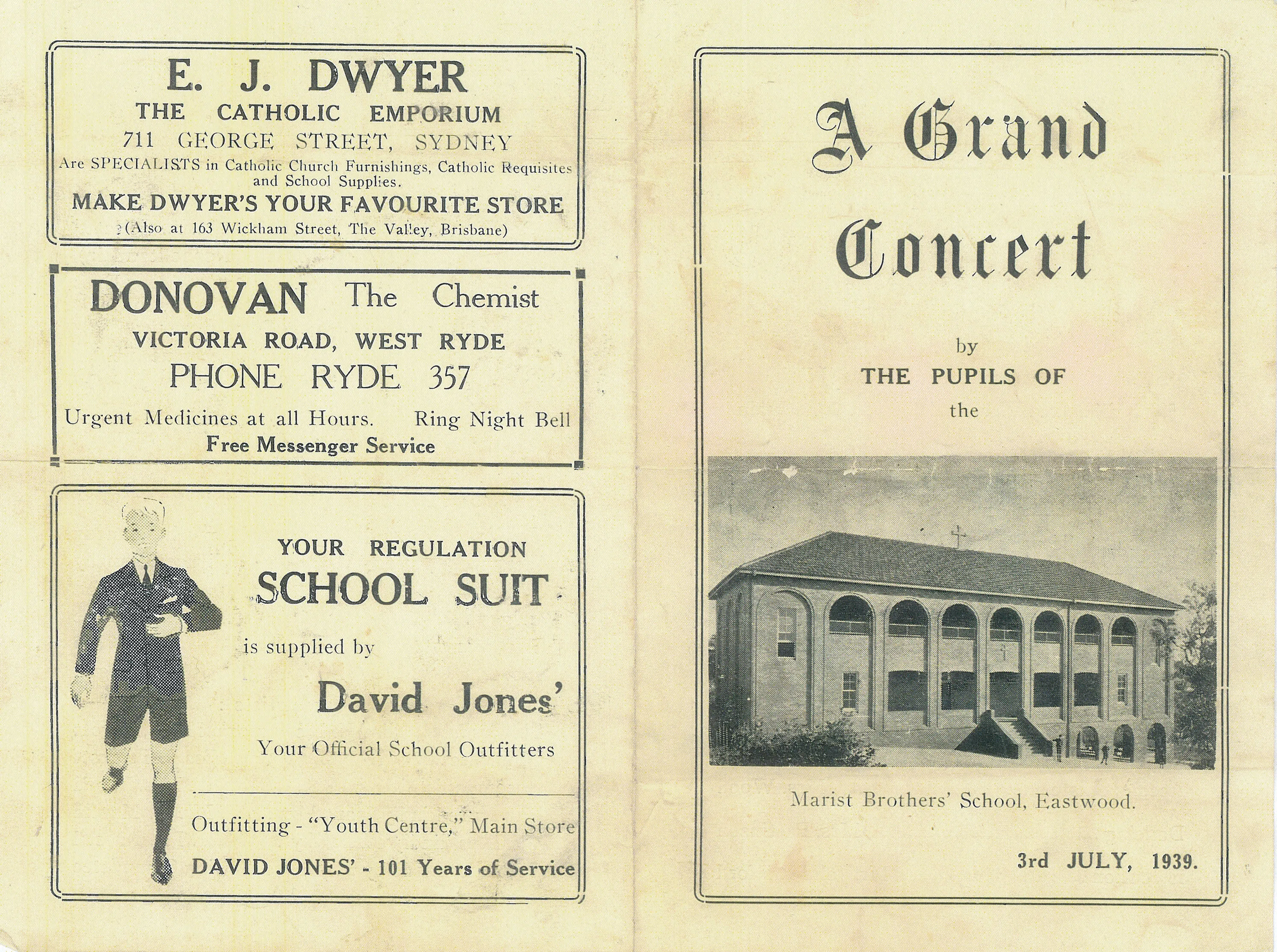 Archive photograph, 1939