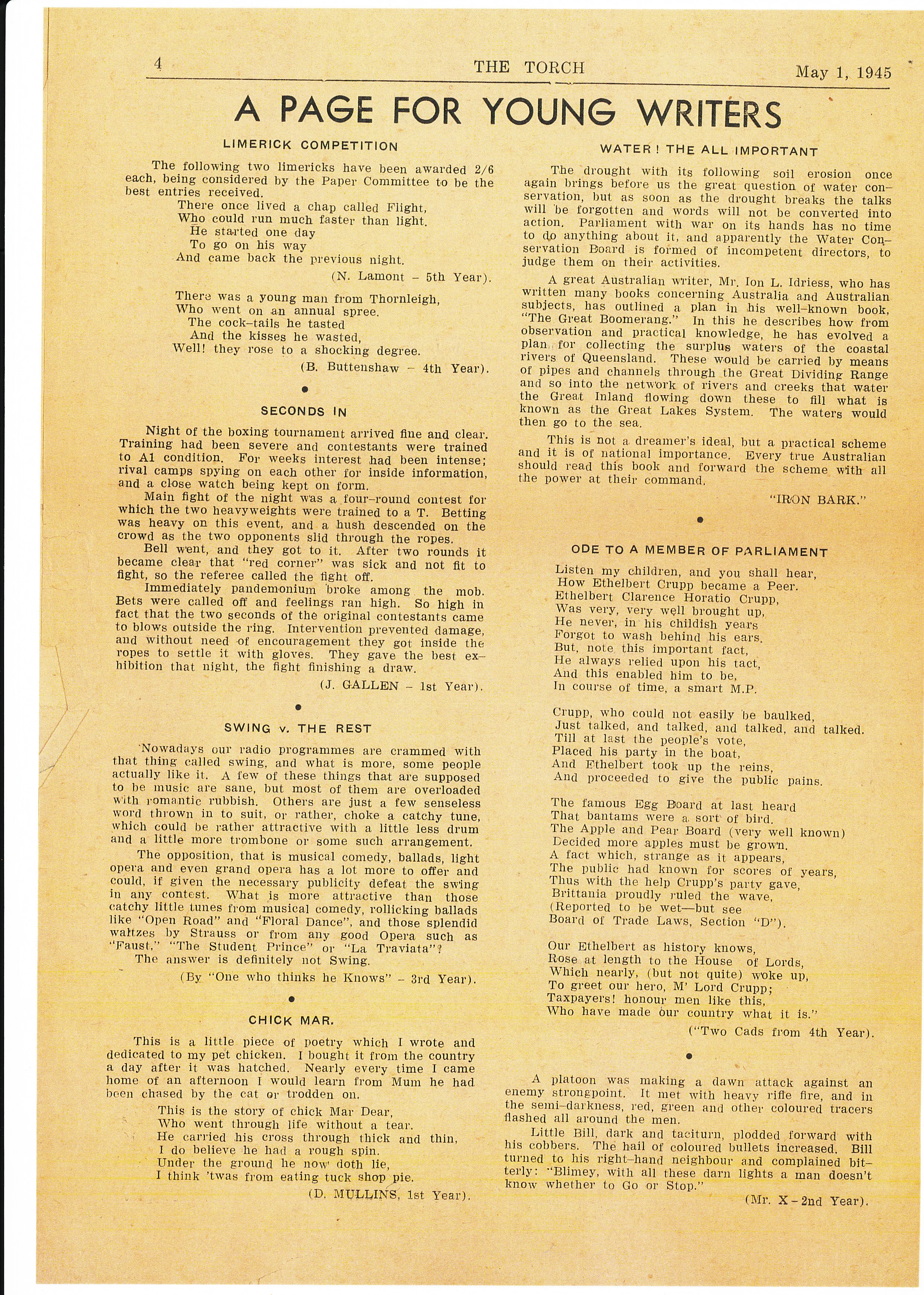 Archive photograph, 1945