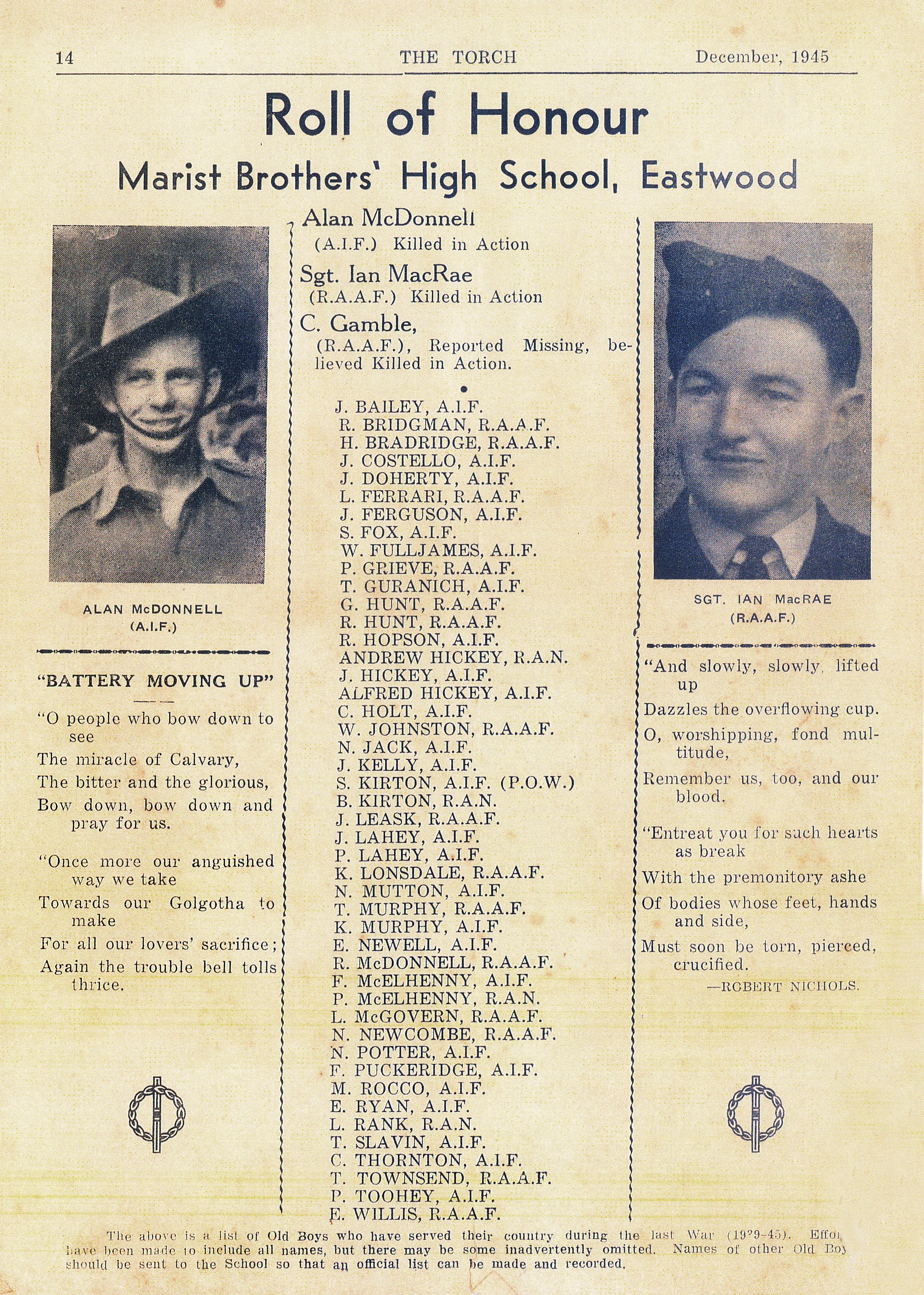 Archive photograph, 1945