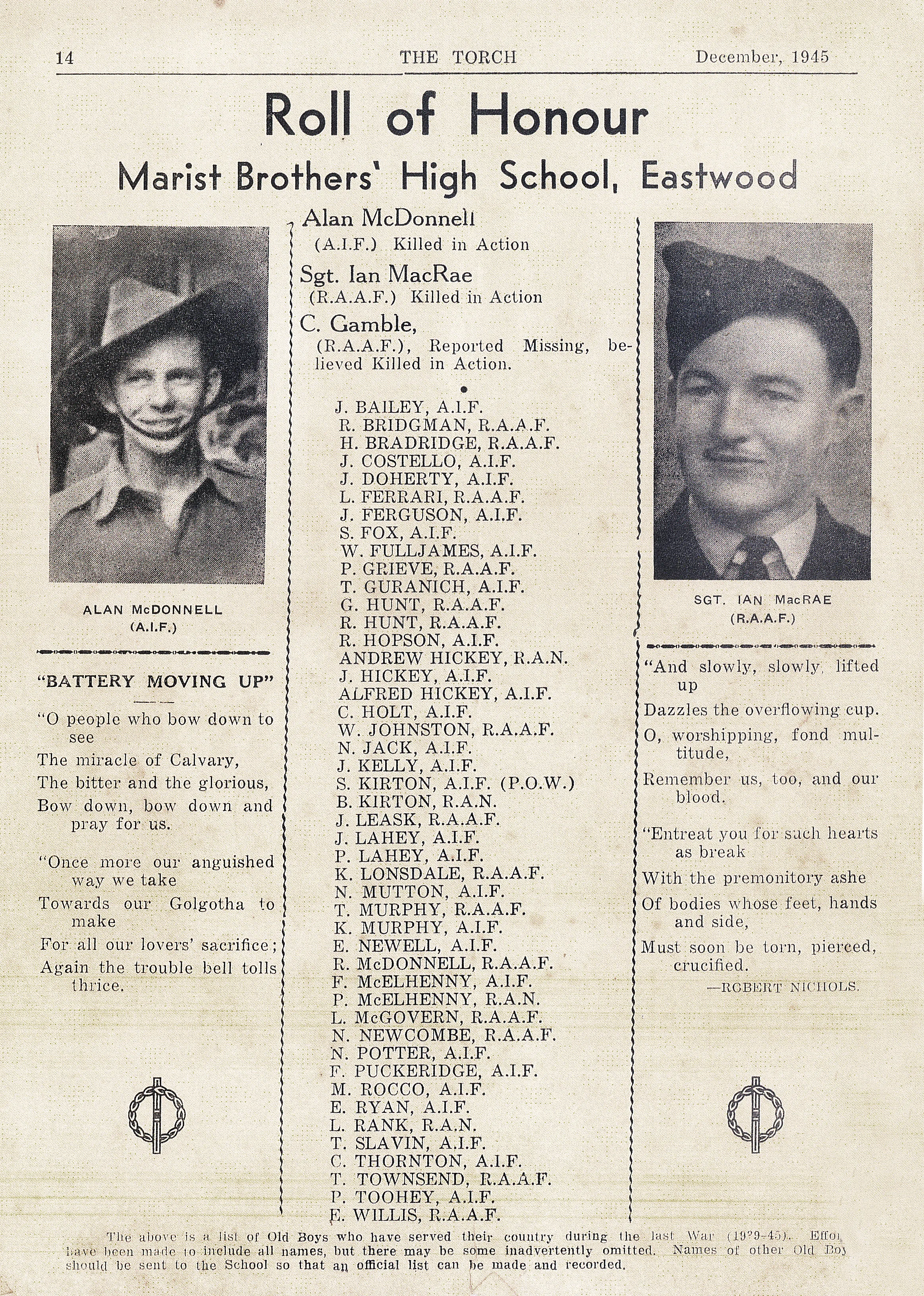 Archive photograph, 1945