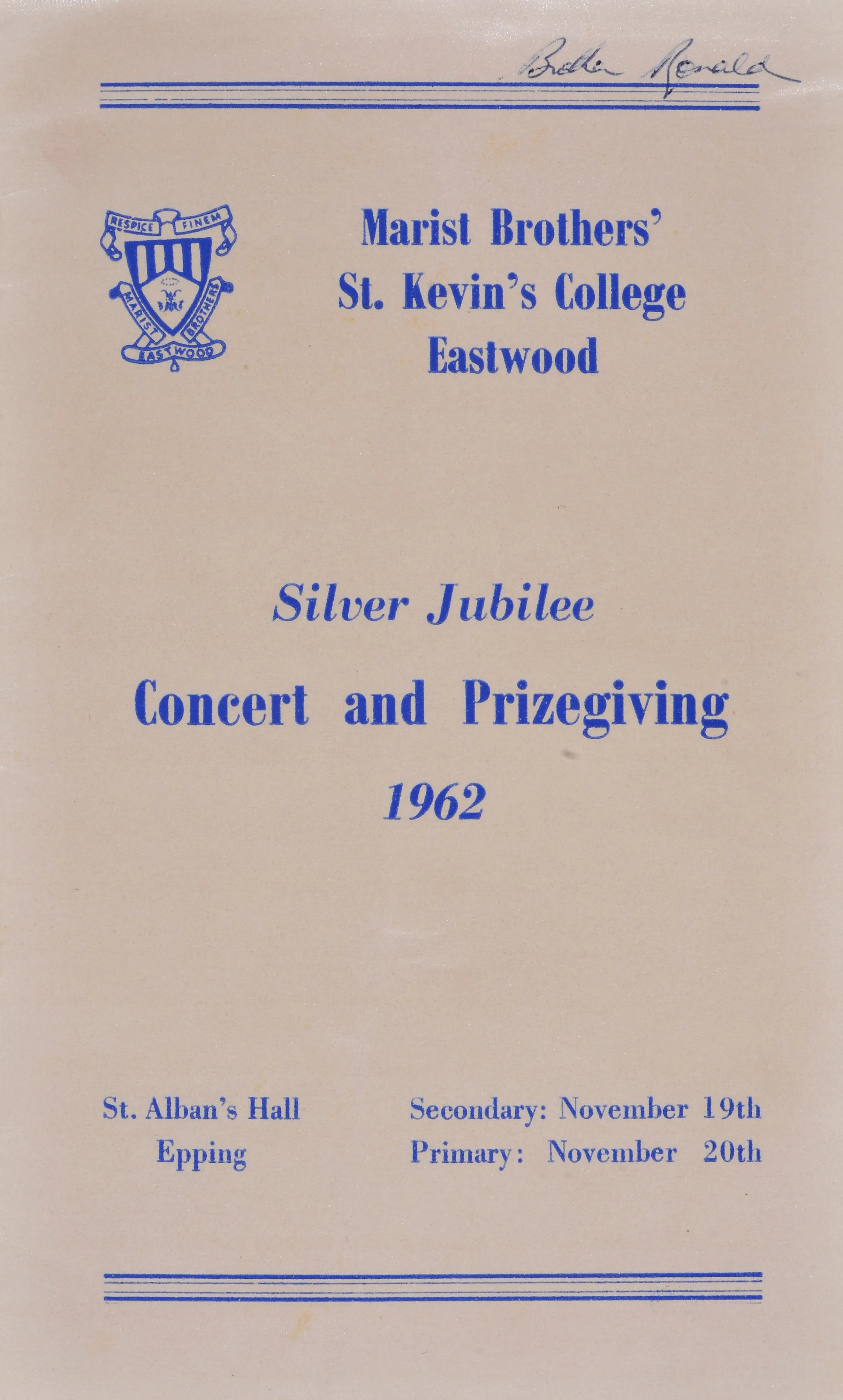 Archive photograph, 1962