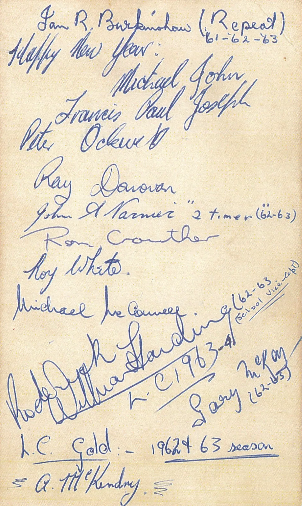 Archive photograph, 1963