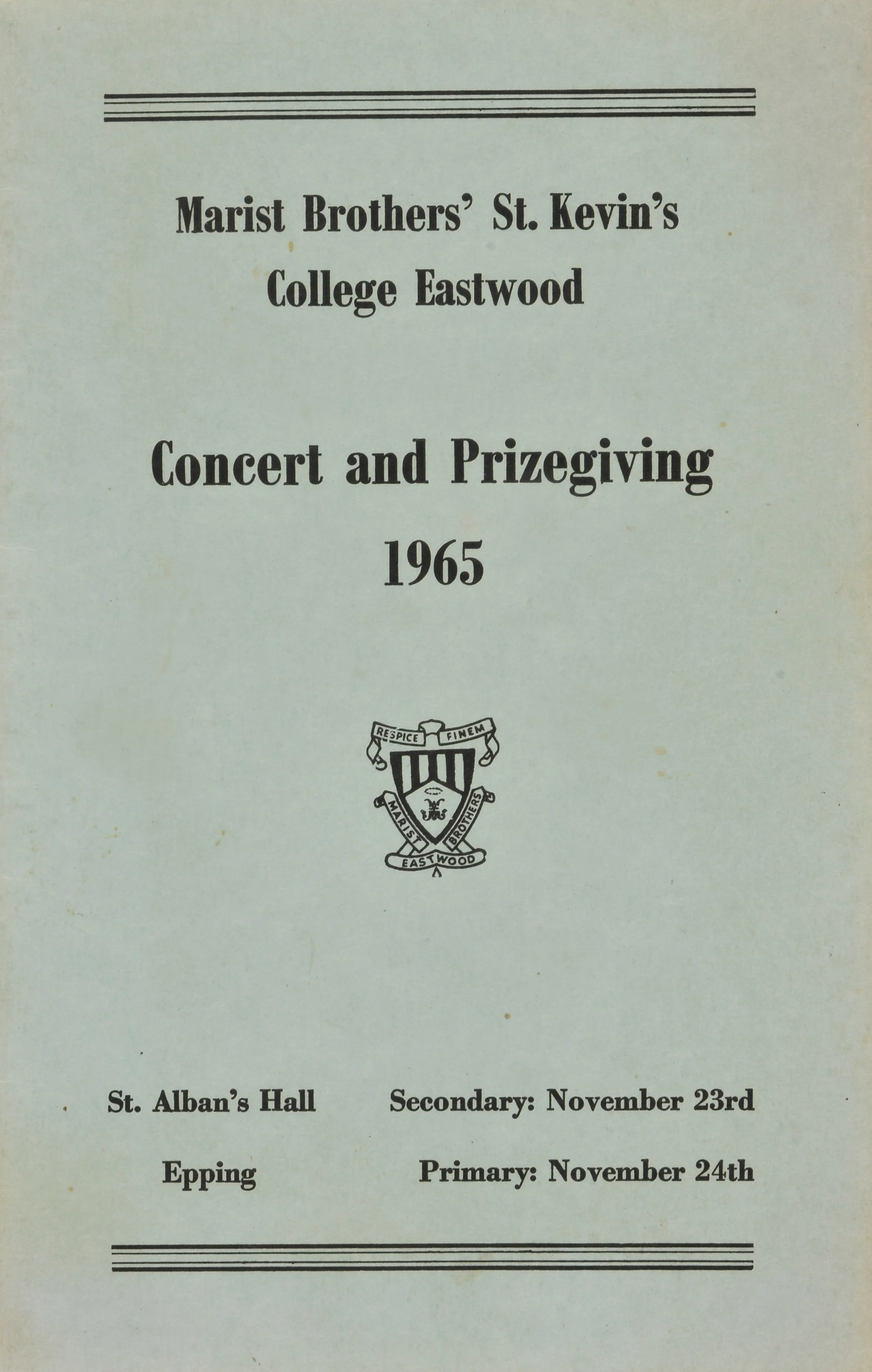 Archive photograph, 1965