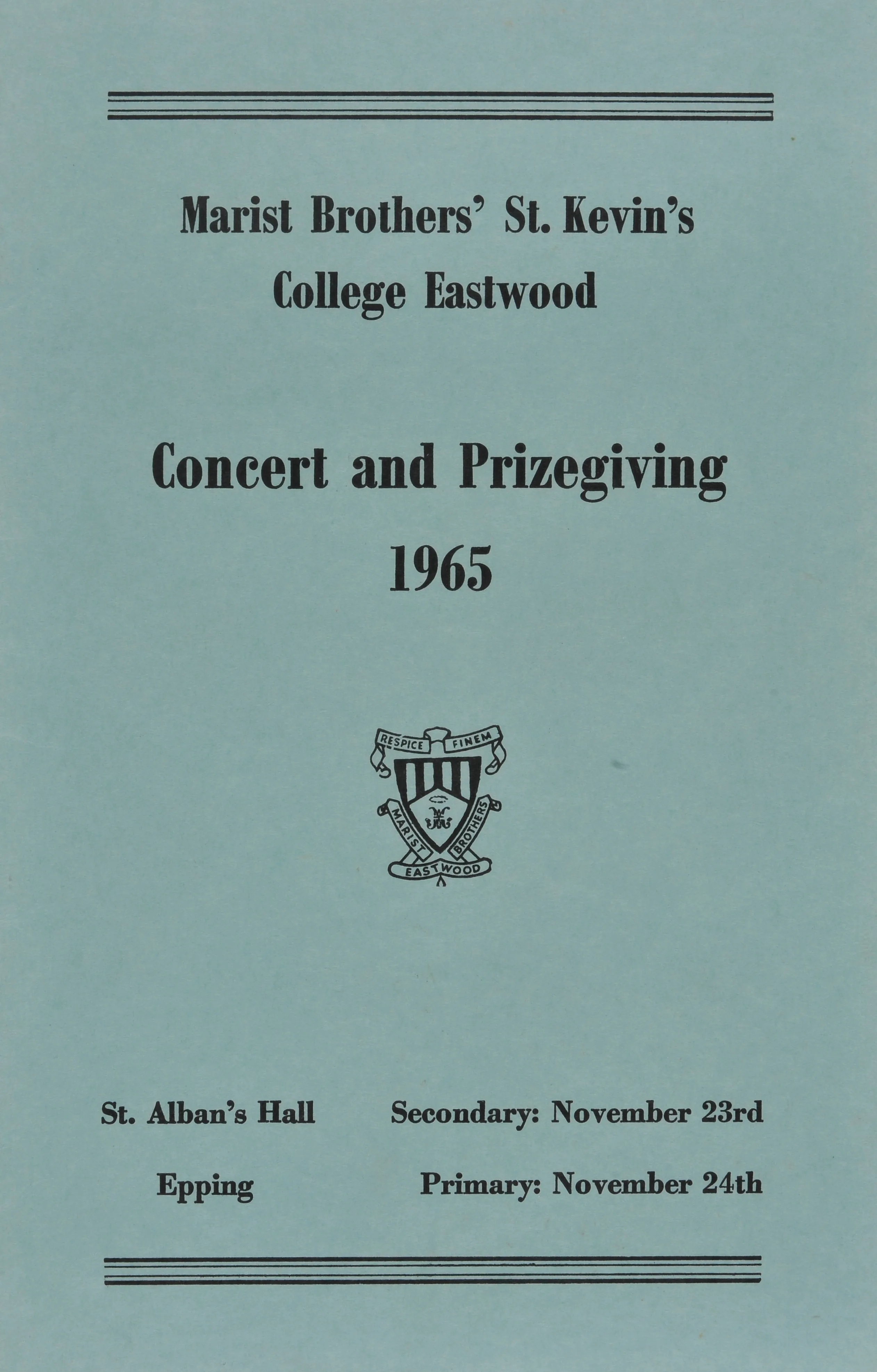 Archive photograph, 1965